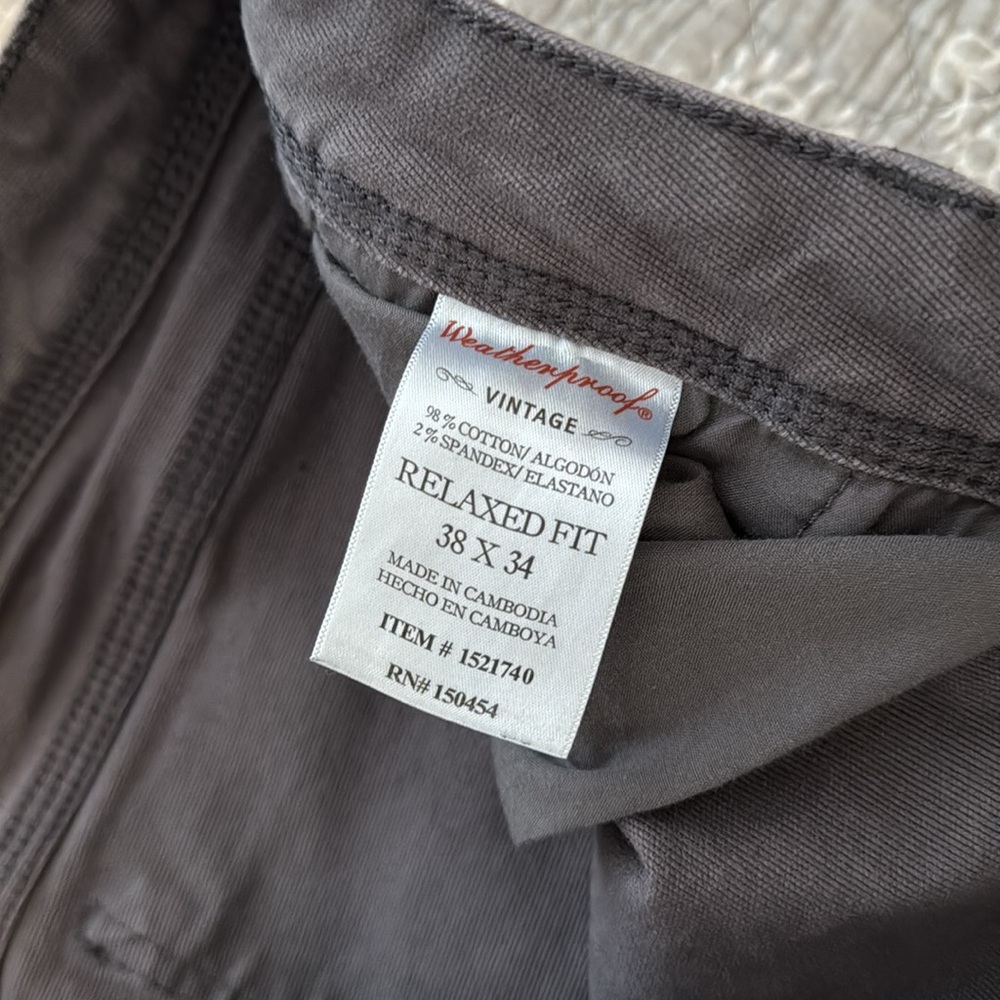 Weatherproof Ripstop Relaxed Fit Work Pants - Picture 4 of 4